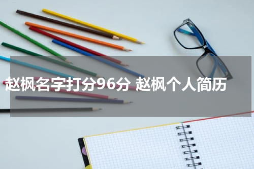 赵枫名字打分96分 赵枫个人简历