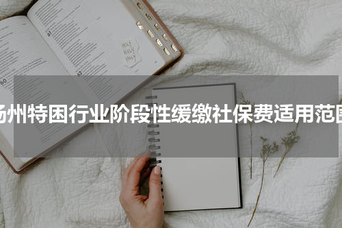 扬州特困行业阶段性缓缴社保费适用范围