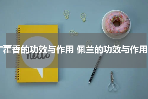 广藿香的功效与作用 佩兰的功效与作用