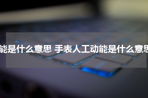 动能是什么意思 手表人工动能是什么意思
