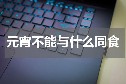 元宵不能与什么同食