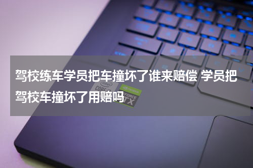 驾校练车学员把车撞坏了谁来赔偿 学员把驾校车撞坏了用赔吗