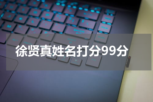 徐贤真姓名打分99分
