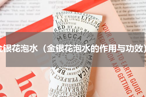 金银花泡水（金银花泡水的作用与功效）