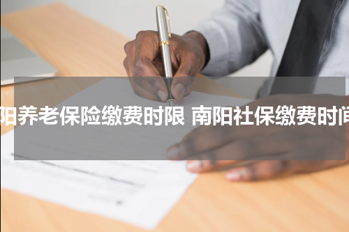 南阳养老保险缴费时限 南阳社保缴费时间