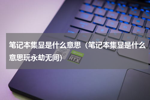 笔记本集显是什么意思（笔记本集显是什么意思玩永劫无间）